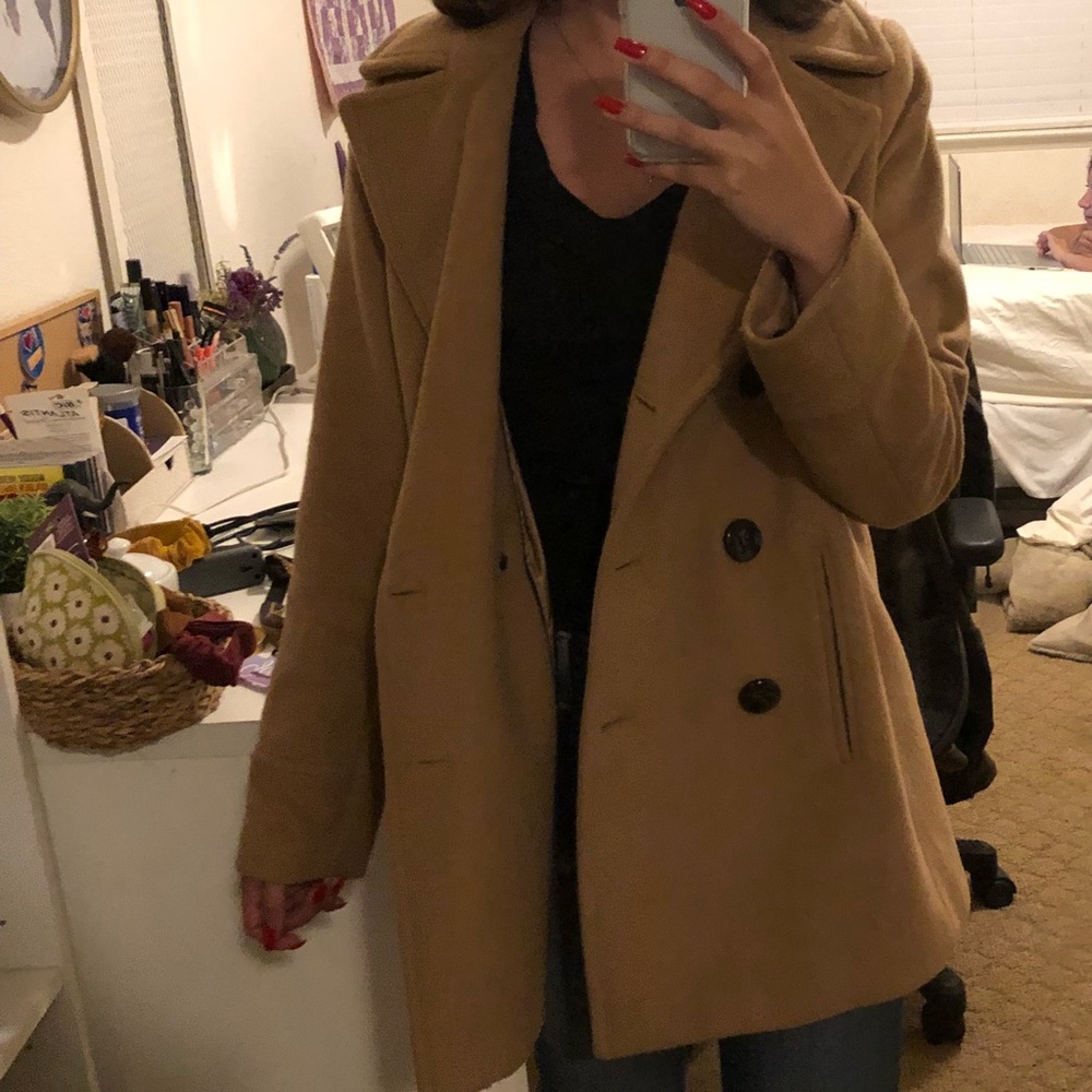 Camel Pea Coat